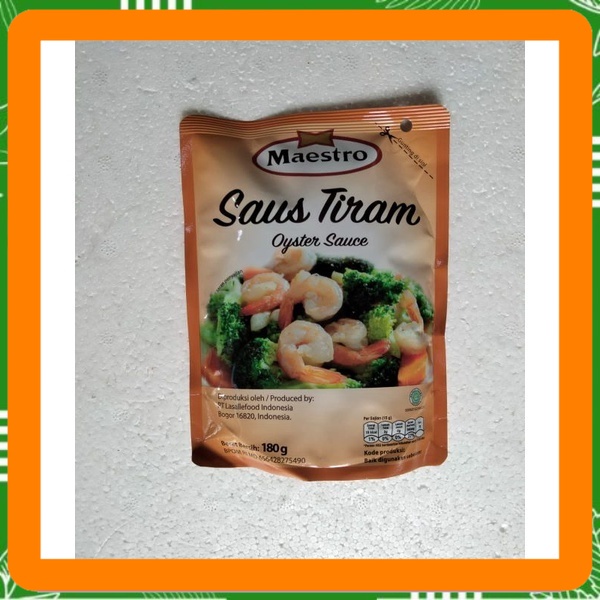 

Maestro saus tiram 270 gr botol Oyster sauce 180 gr pouch, saori Best Seller