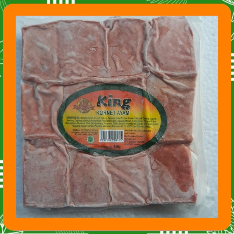 

Kornet ayam king isi 24 pcs 450 gram sedia juga isi 4 Best Seller