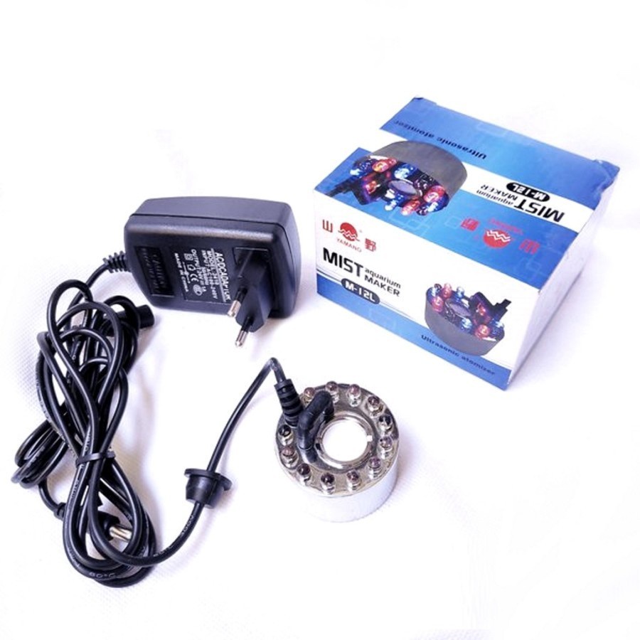 Mesin Kabut Akuarium Yamano Rosston Mist Maker M-12L M12L Alat Mesin Pembuat Kabut Asap Aquarium Kol