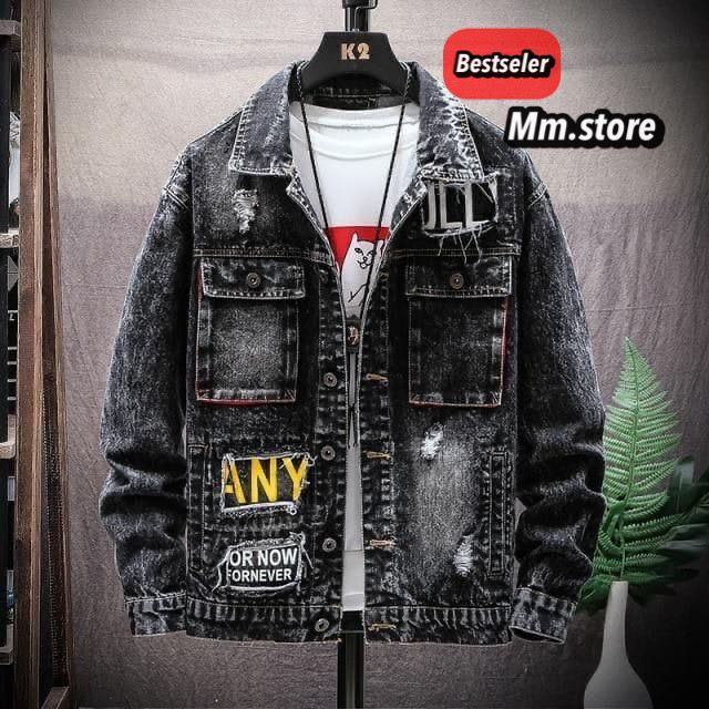 Jaket Jacket jeans pria model terbaru desaign terbaru 2022