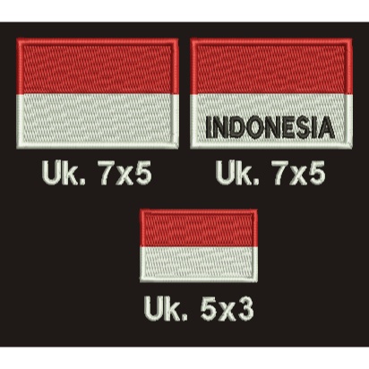 

Badge Bordir Bendera Merah Putih By F2R Uniforms