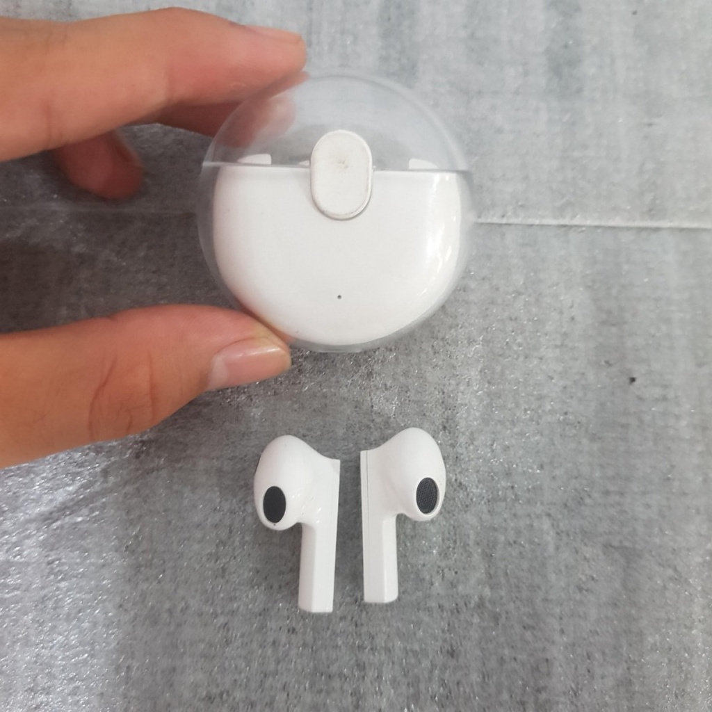 BT-A2 Putih Tanpa Merk TWS Earphone Earbud Bluetooth