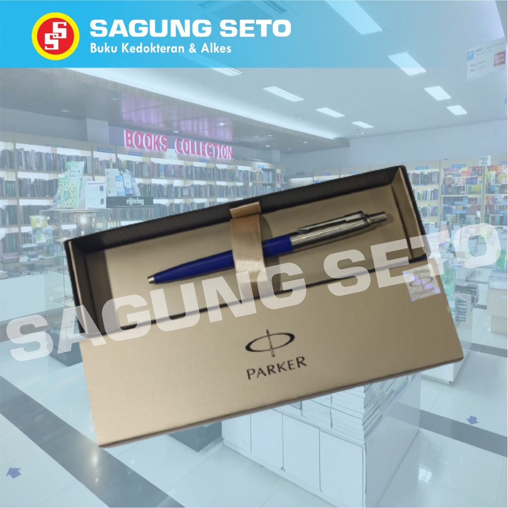 

PARKER JOITTER SP BLUE BP M / PULPEN PARKER JOITTER SP BLUE BP M (TINTA HITAM )