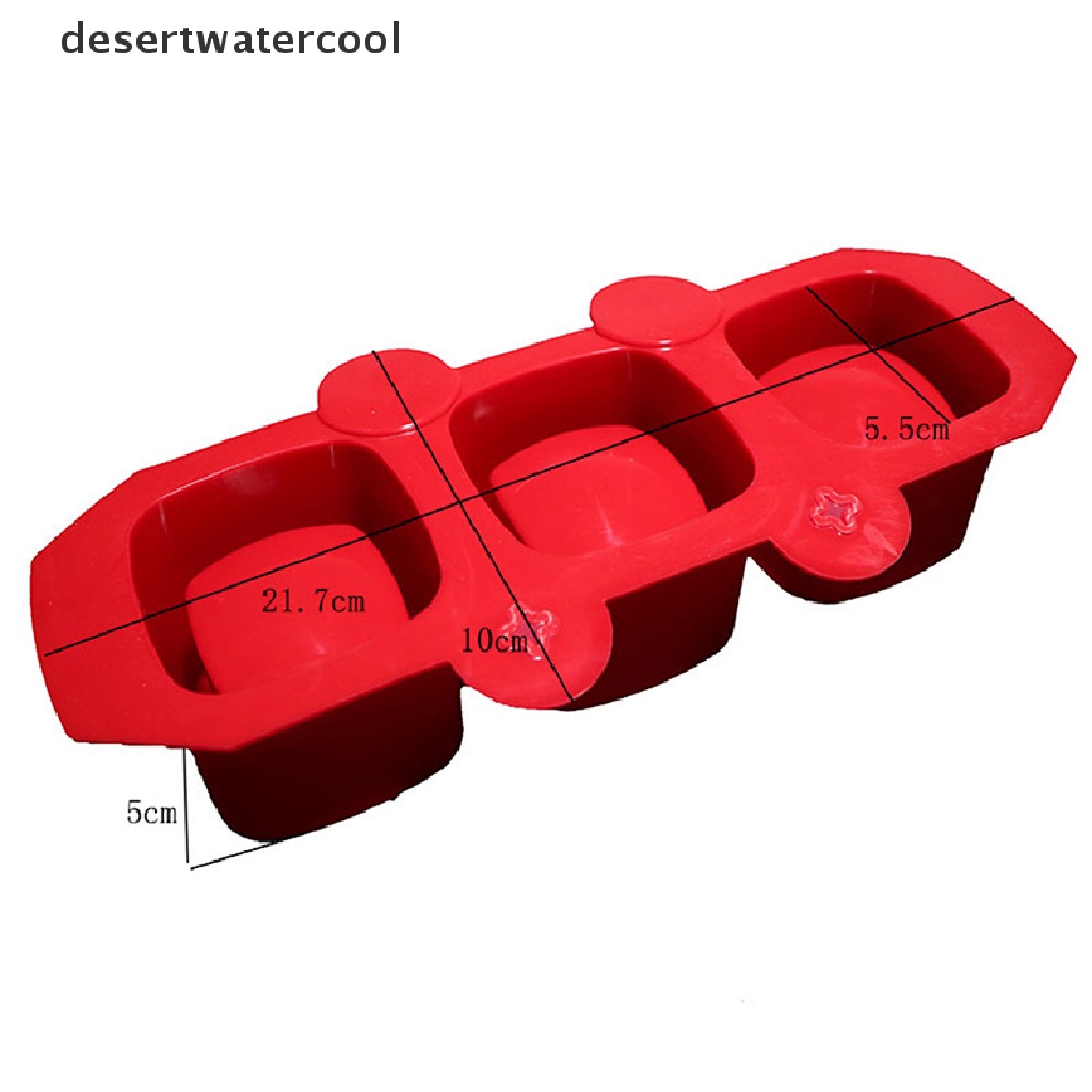 Deid Cetakan Pot Bunga Silikon Persegi DIY Concrete Planter Cement Succulent Pot Molds Martijn