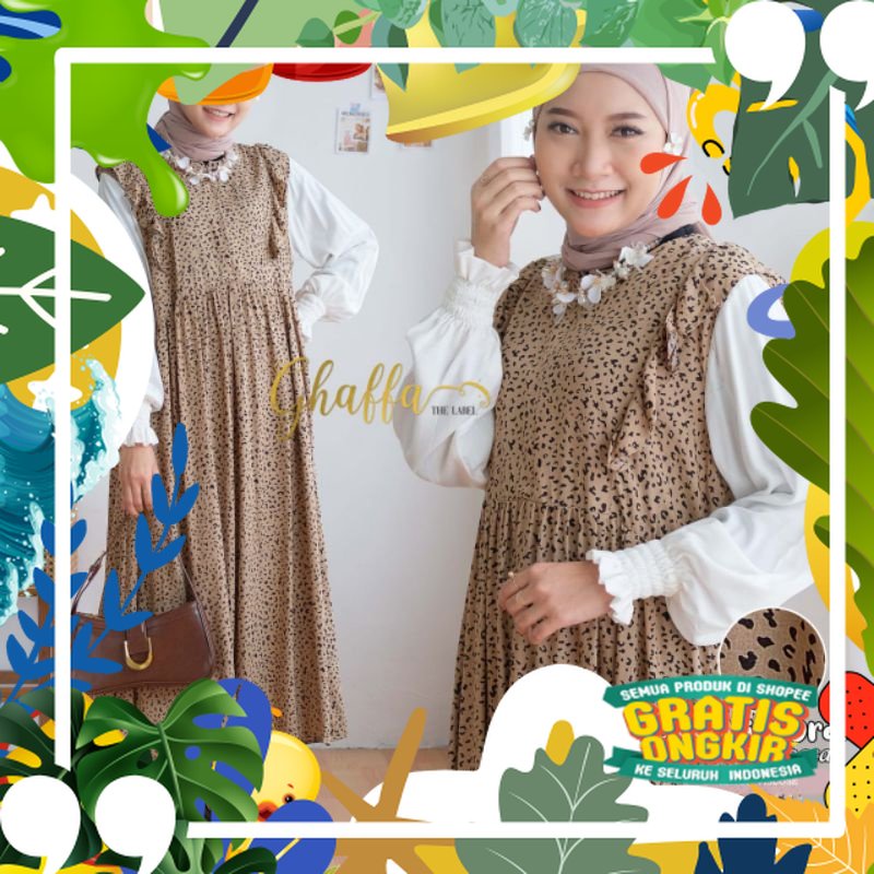 Icika midi ori by ghaffa the label || gamis busui/ solat sholat ied idul adha
