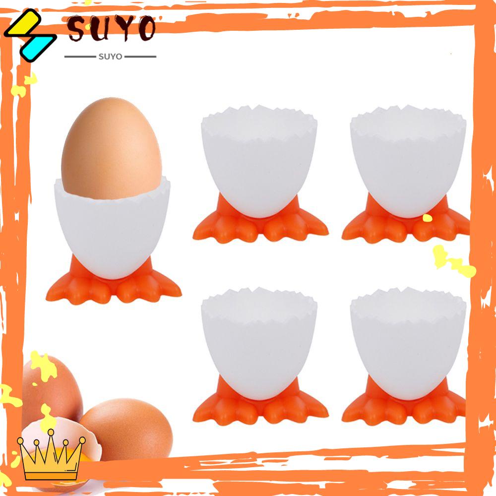 Suyo1 /2 /4Pcs Egg Cup Holder Aksesoris Pembuka Alat Masak Wadah Telur