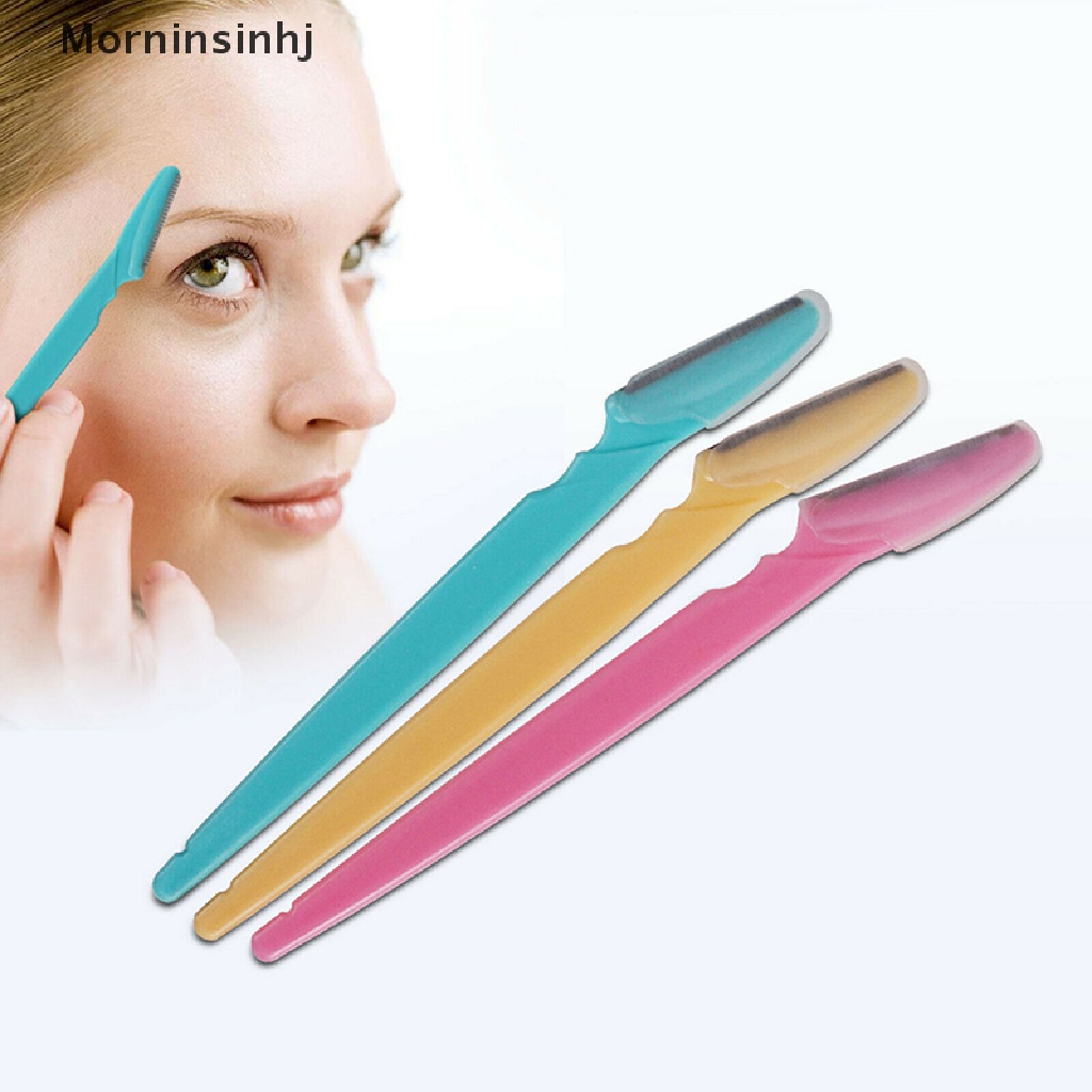 Mornin Alat Cukur Alis Wajah Trimmer Shaper Shaver Blade Hair Remover Tools id