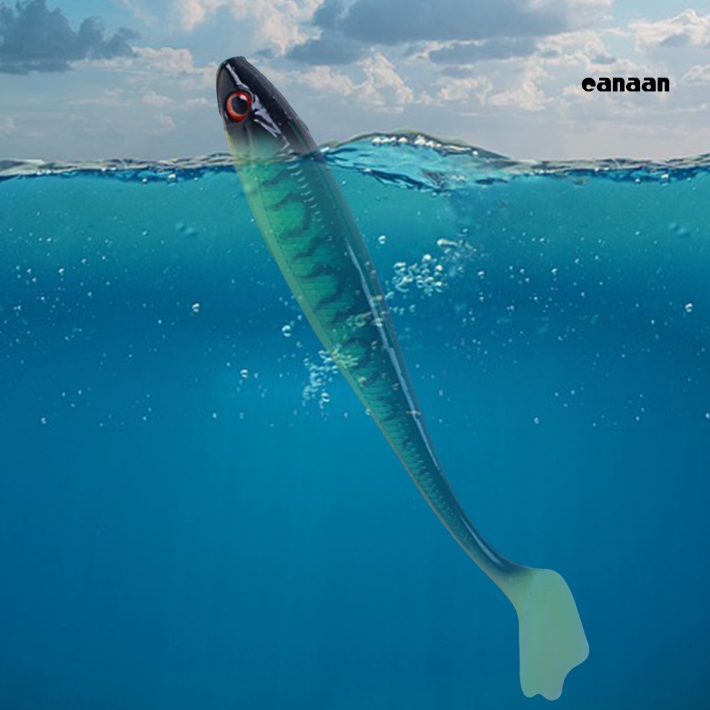 Cnn-7pcs 9cm/5.6g Umpan Buatan 3D Simulasi Fisheye Emulasi Bebek Palm Angling T Tail Umpan Ikan Lembut Untuk Memancing Di Luar Ruangan