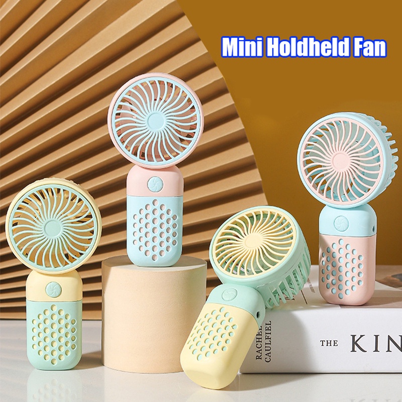 Kipas Angin Kecil Mini Portable Genggam Silent/USB Charging Mini Pocket Fan/Musim Panas Kantor Angin Dingin Desktop Rechargeable Fan