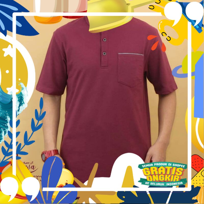 Qurta Sarawa "Babyterry" / qurta kaos / original sarawa BESTSELLER/ Pink Coklat Maron khaki ungu