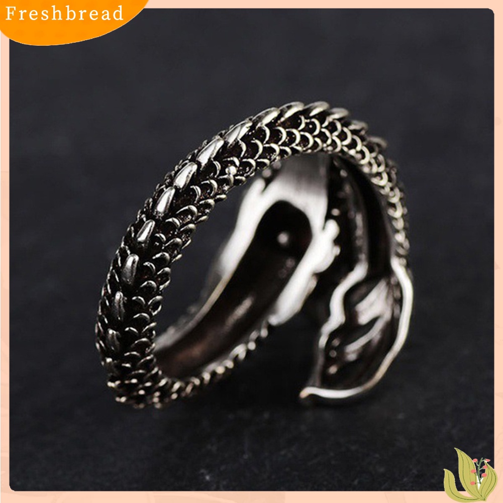 &lt; Freshbread &gt; Punk Pria Cina Pembukaan Yang Dapat Disesuaikan Jari Cincin Cosplay Perhiasan Hadiah