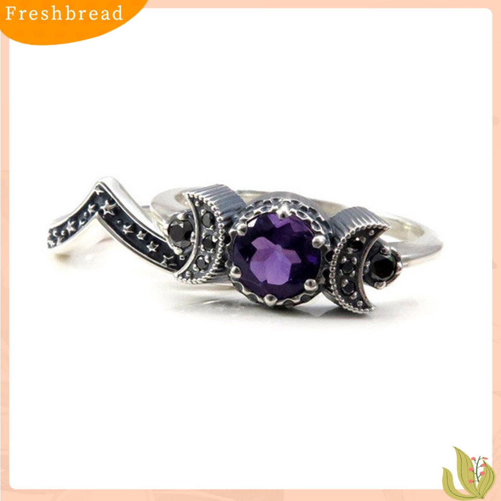 &lt; Freshbread &gt; Lady Finger Ring Hecate Style Indah 2warna Berlian Imitasi Female Ring Untuk Pernikahan