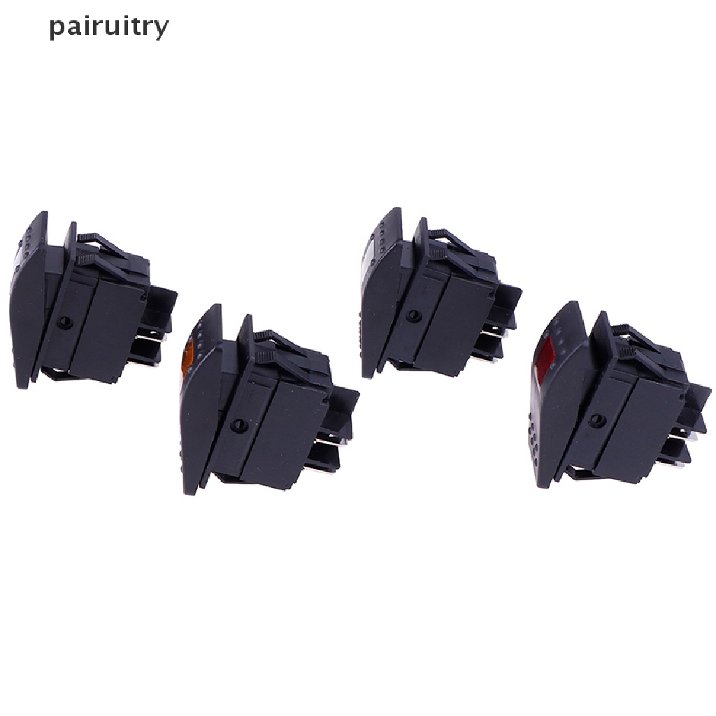 Prt Waterproof Rocker Toggle Switch Mobil Perahu Marine Rocker Switch Tombol 4pin Saklar PRT