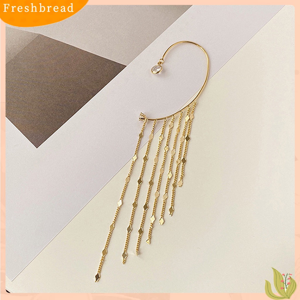 &lt; Freshbread &gt; 1Pc Klip Anting Jumbai Ear Wrap Jenis Perhiasan Berlebihan Manset Telinga Vintage Untuk Pesta