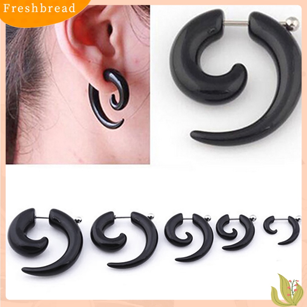 &lt; Freshbread &gt; Anting Fashion Stunning Gaya Punk Rock Unisex Kuku Telinga Motif Siput Untuk Salon