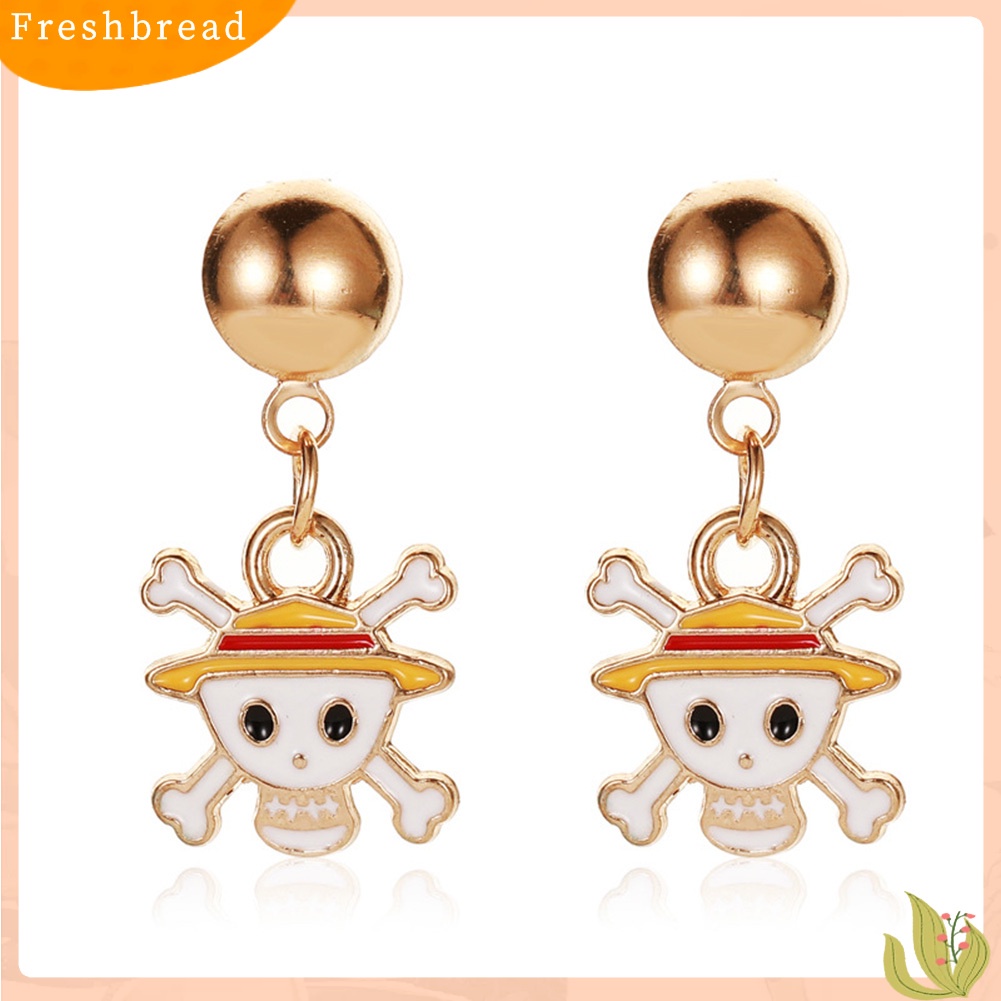 &lt; Freshbread &gt; Wanita Pohon Natal Snowflake Labu Liontin Telinga Stud Anting Perhiasan Hadiah