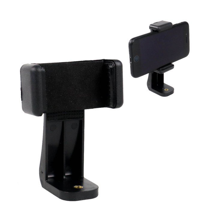 Smartphone Clip Bracket Holder Mount 360 Anti Slip Tripod Monopod