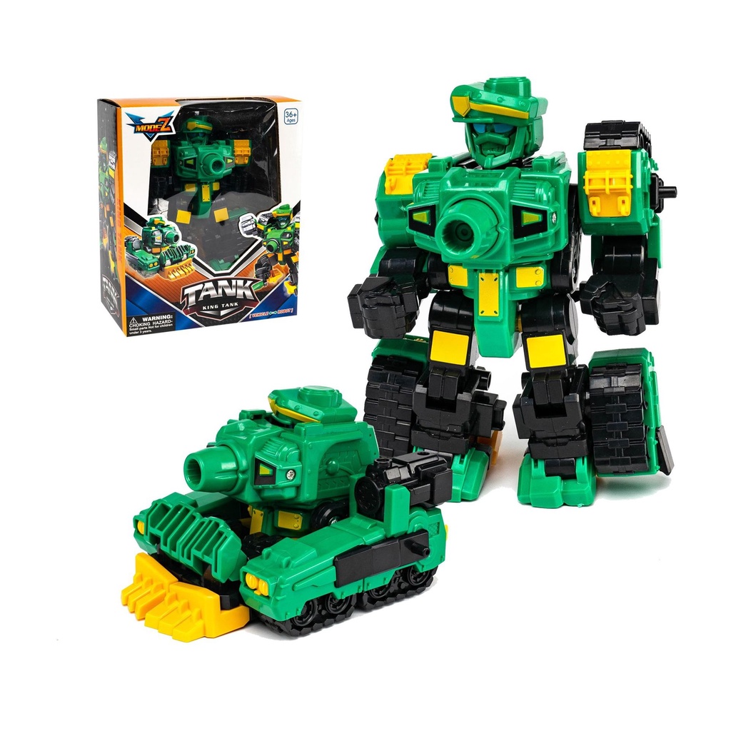 Mobil Transformasi Model Robot Super-transforming Ares Tank Model Koleksi Pesawat Mainan Kartun Untuk Anak Laki-Laki