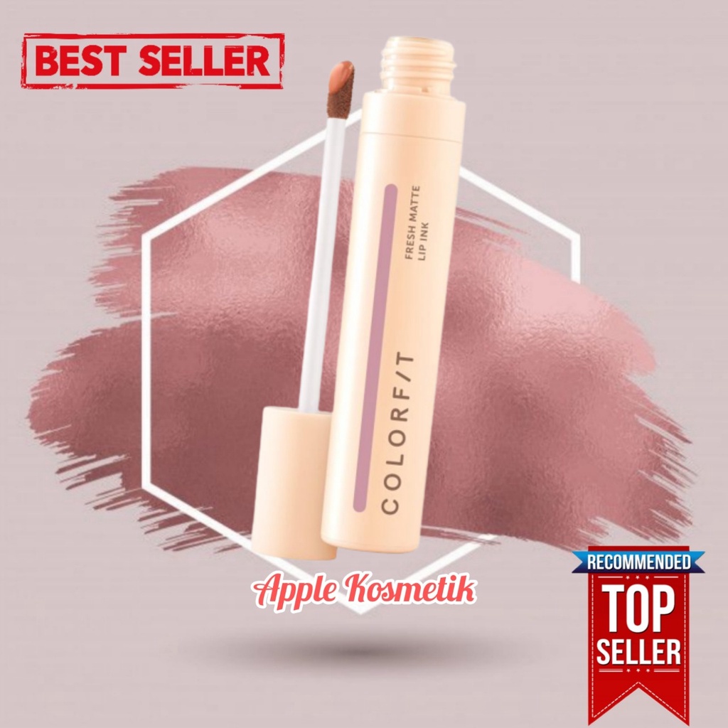 WARDAH Colorfit Fresh Lip Ink Serum 4g - Apple_Kosmetik