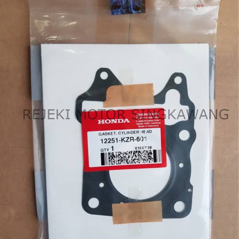 GASKET HEAD KZR / K12 ORI PAKING KOP VARIO 125 OLD LED 12251-KZR-601 ASLI HONDA VARIO125 ESP FI TECH