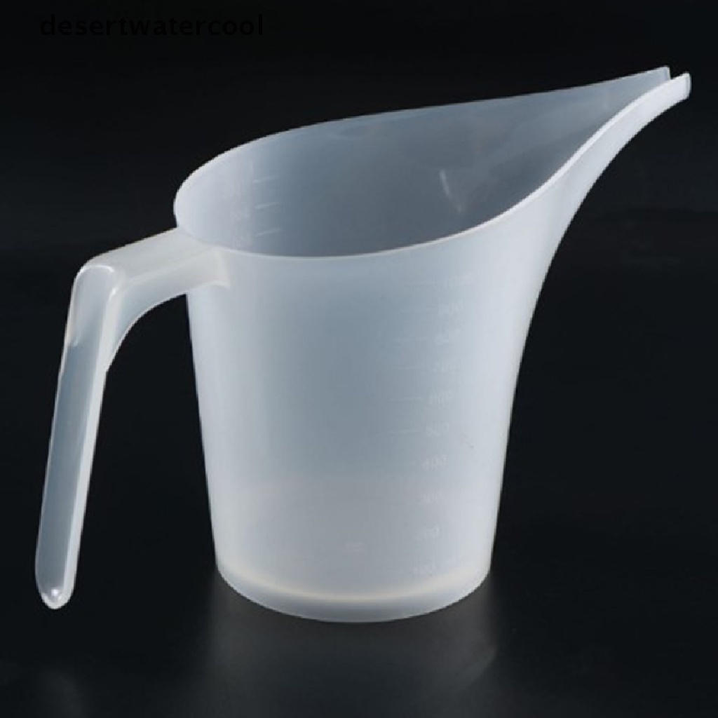 Deid 1000ML Tip Mulut Gelas Measuring Jug Plastik Masak Dapur Bakery Tools Martijn