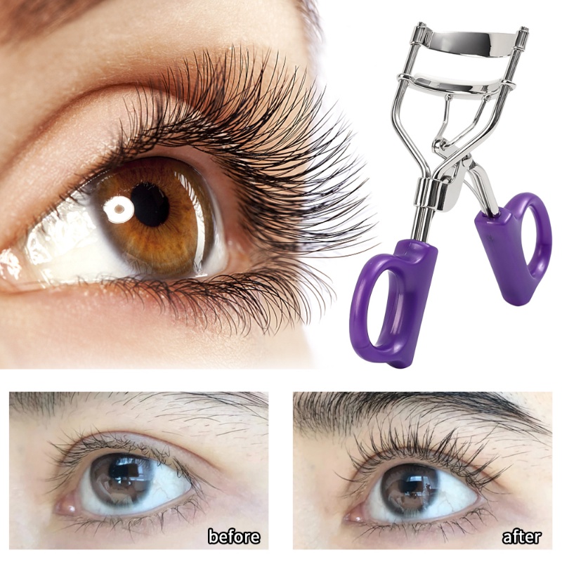 1pc Portabel Wanita Profesional Tahan Lama Curling Eyelashes Curlers Wide-angle Eyelash Clip Halus Kecantikan Makeup Alat