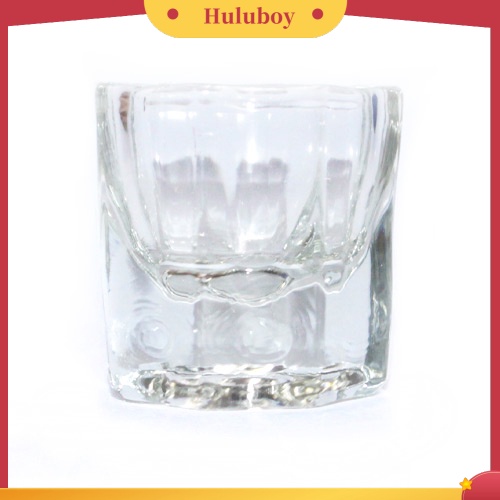 {In Stock} Wadah Piring Dappen Gelas Bentuk Oktagonal Untuk Serbuk Cair Nail Art Arcylic