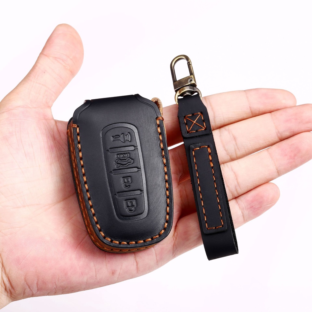 Kulit Case Kunci Mobil Fob Cover Keychain Untuk KIA RIO Sportage K2 K3 Dan Hyundai Solaris HB20 I30 Veloster SR Ix35 Elantra Aksen