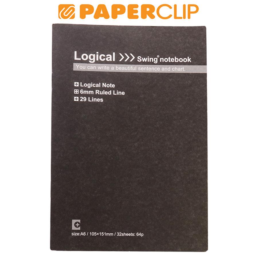 

NOTEBOOK A6 NCL A603-D GRID BLACK STAPLES
