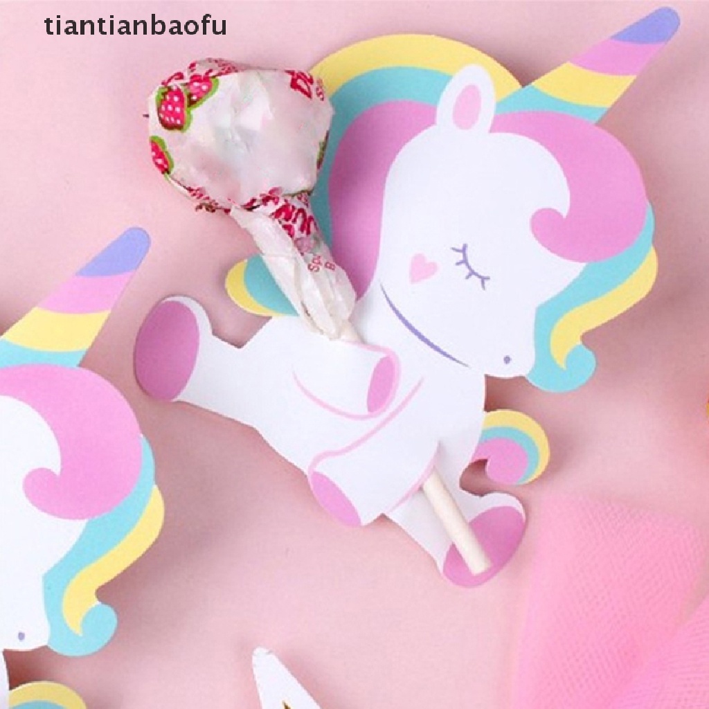 [tiantianbaofu] 20 Pcs Baby Shower Lollipop Dekorasi Kartu Anak-Anak Permen Nikmat Dekor Kartu Butik