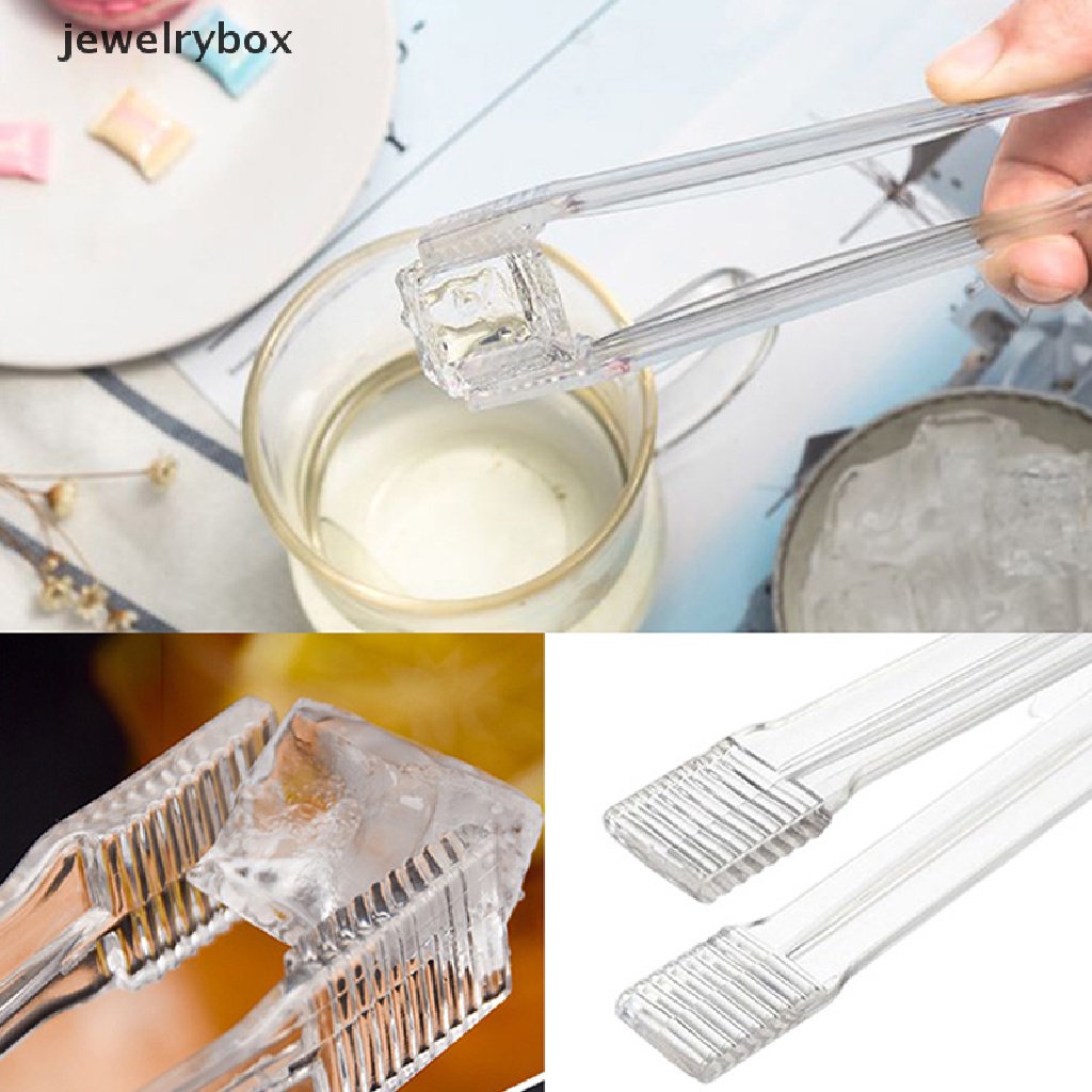 [jewelrybox] 1pc Penjepit Es Dapur Plastik Makanan Serving Tong Cube Sugar Clip Grabber Boutique