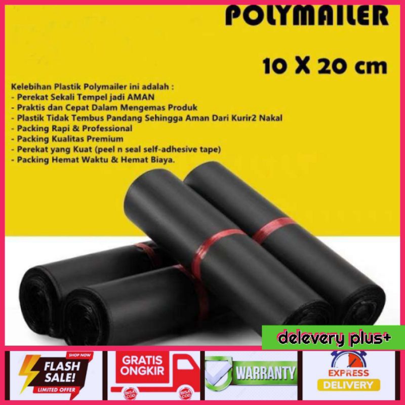 Plastik Packing Polymailer 20x10 Kemasan Bungkus Paket