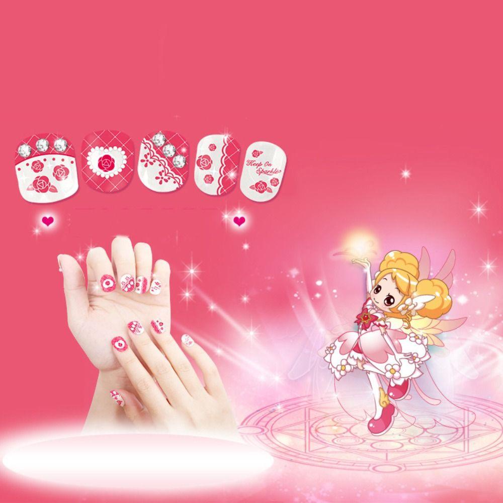 Mxbeauty Nail Makeup Set Pekerjaan Tangan Stiker Kuku Kuku Palsu Manicure Ornaments