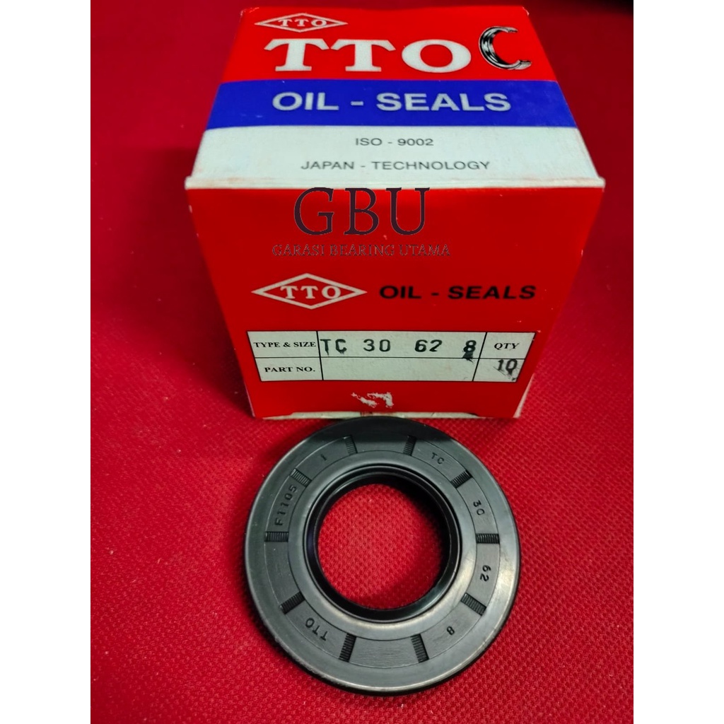 Oil Seal TC 30 62 8 / 30.00 62.00 8.00 / 30x62x8 TTO