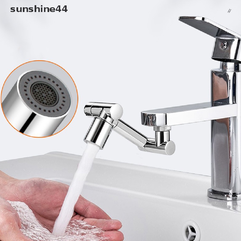 Sunshine Alloy Rotasi Universal Keran Aerator Retracta Lengan Robot Putar Faucet Extension Aksesori Dapur Faucet Extender ID