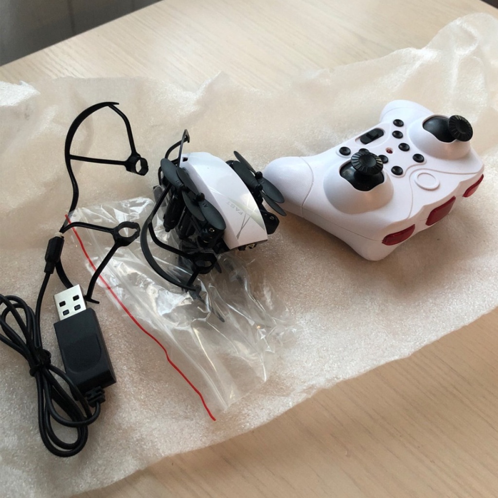 Quadcopter Drone Mini Pocket Foldable Latihan Headless With Remote