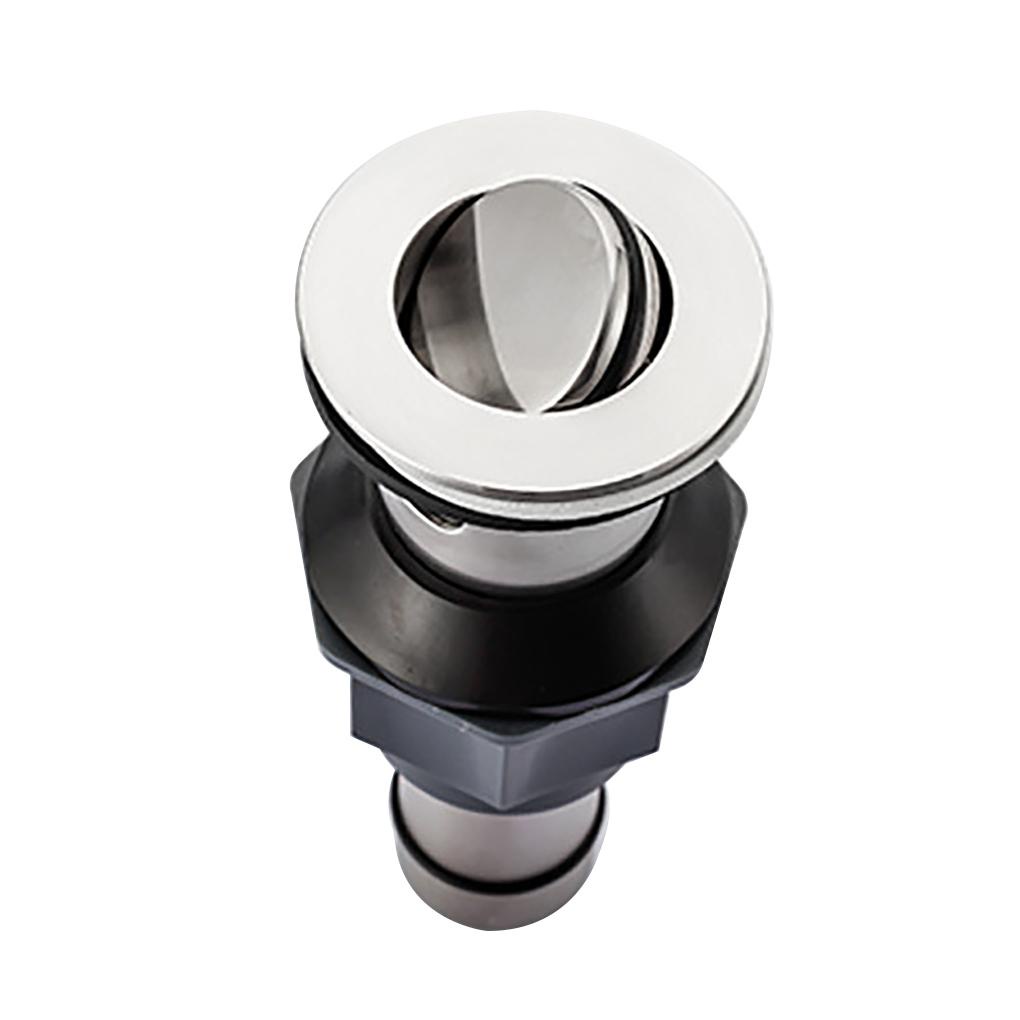 Saringan Got Wastafel Stainless Bounce Drain Up Plug Saluran Air Wastafel Kamar Mandi Dengan Anti/ -Penyumbat Keranjang Mampet Aksesori Kamar Mandi