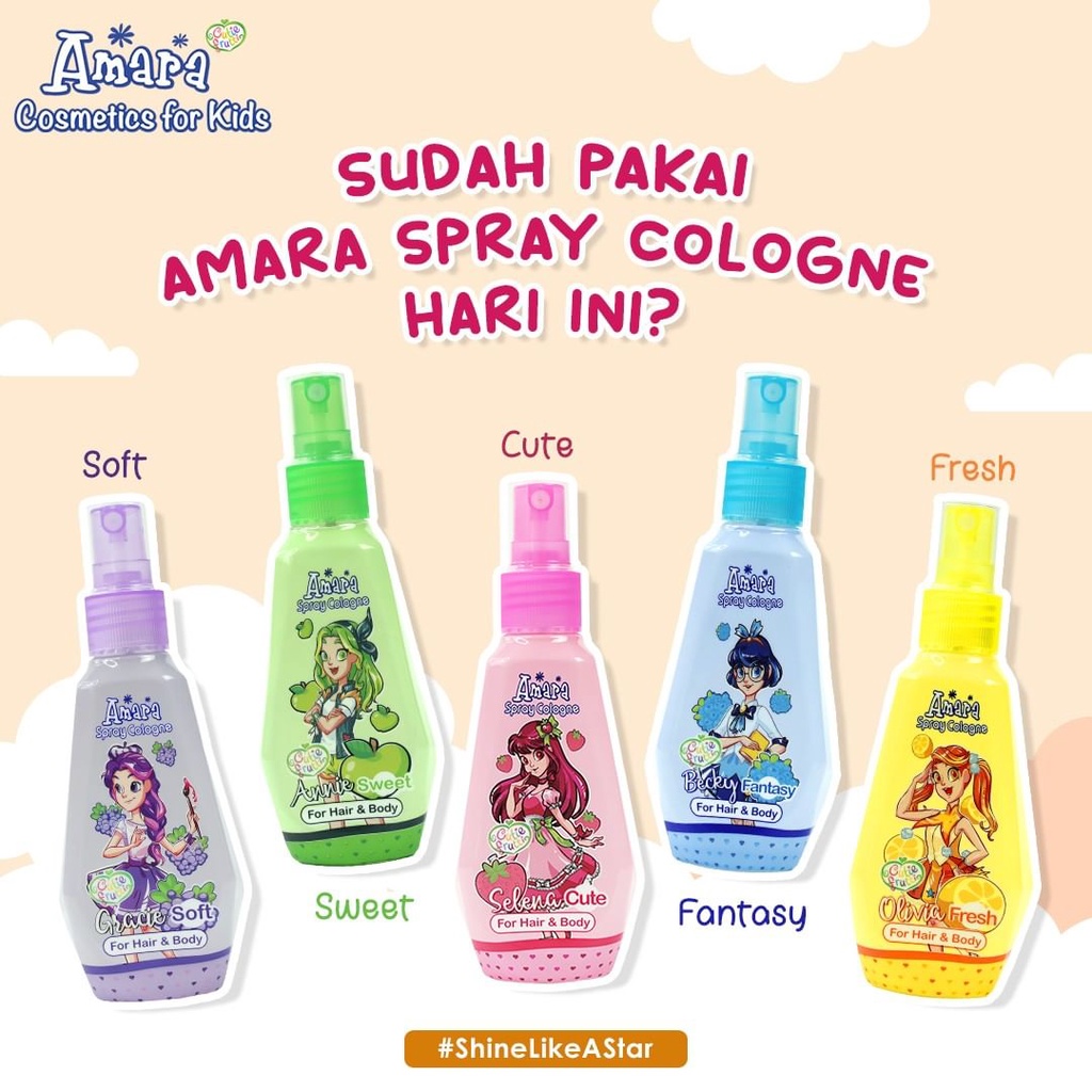 ★ BB ★ Amara Spray Cologne 100ml - Parfum Anak - Cologne Anak