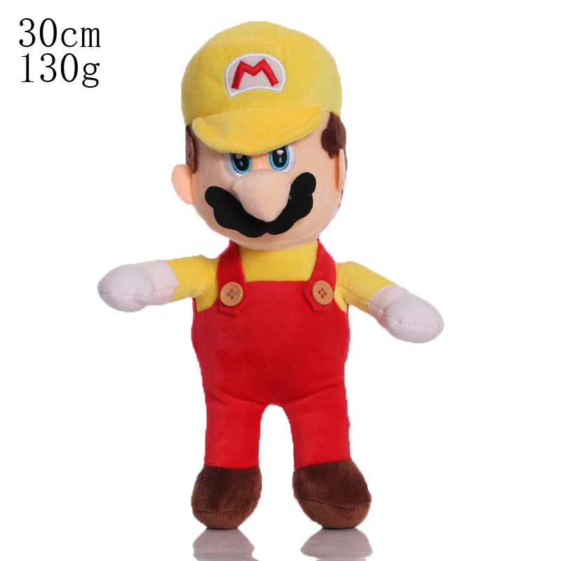 30 cm Anime Jepang Super Mario Bros Plush Dolls Game Boneka Lembut Mainan Hadiah Ulang Tahun Anak