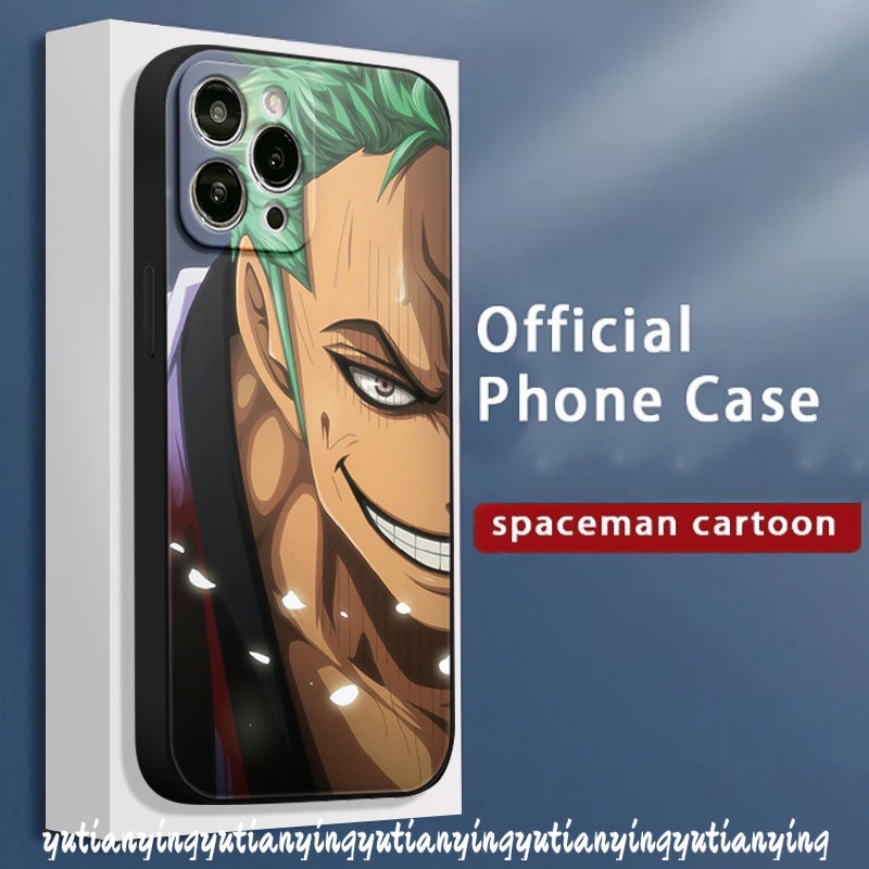 Casing Anime One Piece Luffy Solon Trendi Oppo A17 A95 A54 A12 A57 A55 A53 A15 A94 A96 A7 A16 A76 A31 Reno 8T 8 7 6 5F 5 A5 A52 A5s A3s A16E A36 A9 A74 Casing Tepi Lurus