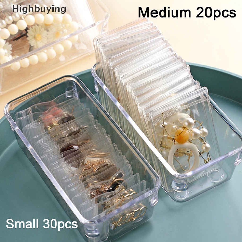 Hbid 10pcs/set Kantong Tas Perhiasan Tas Anti-Oksidasi Jewelry Storage Organizer Box Glory