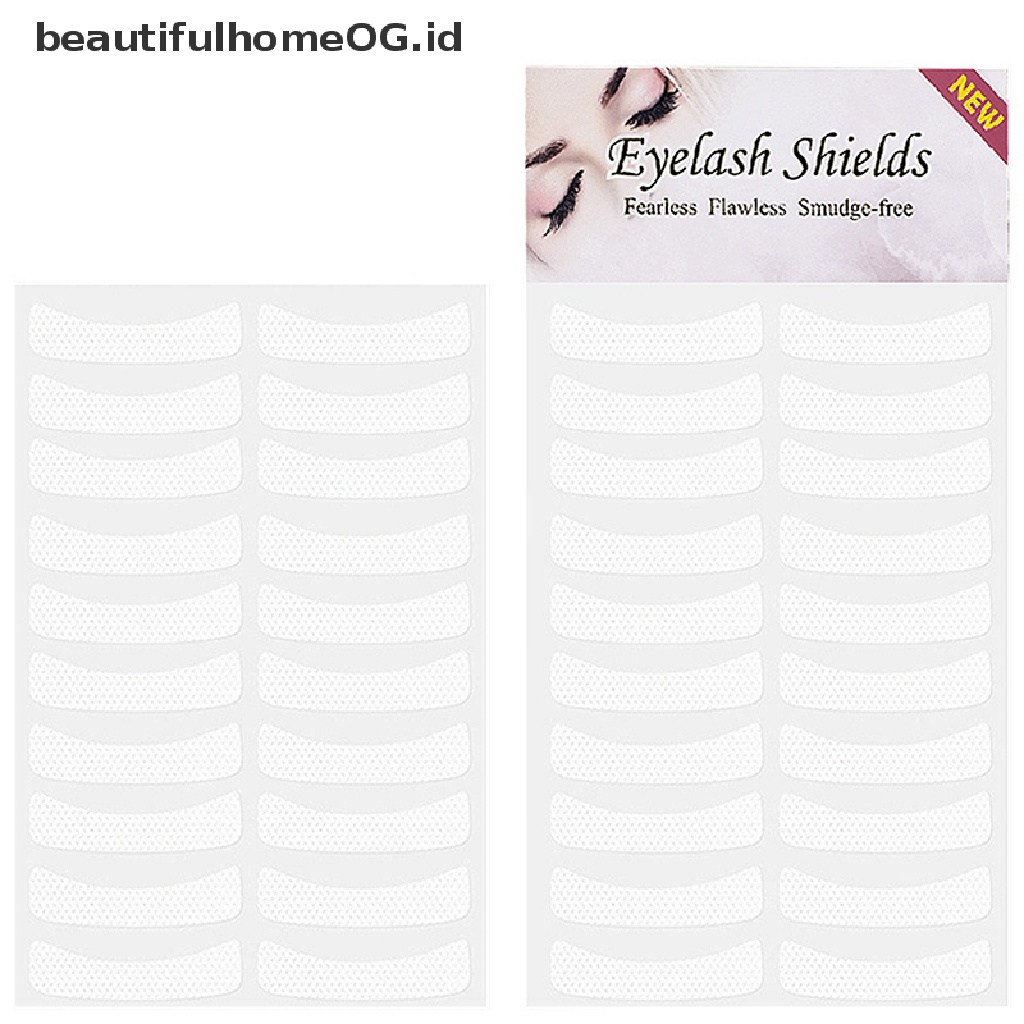 // Lebaran// 100pcs Kain Eyelash Extension Mata Putih Bantalan Stiker Tempelan Tape Perekat **