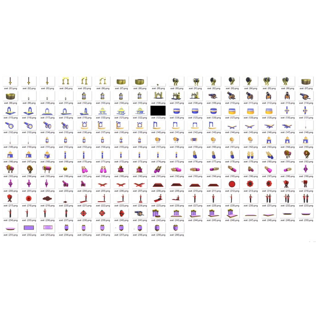 556 Asset 3D Icons Pack PNG HD Hires