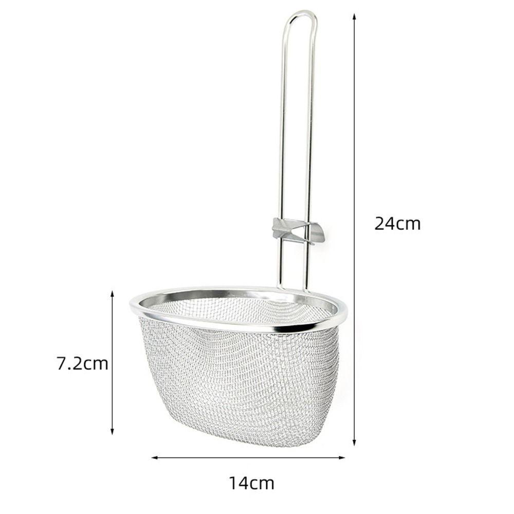 [Elegan] Slotted Spoon Cooking Home French Fries Fry Basket Mesh Net Hot Pot Saringan Makanan