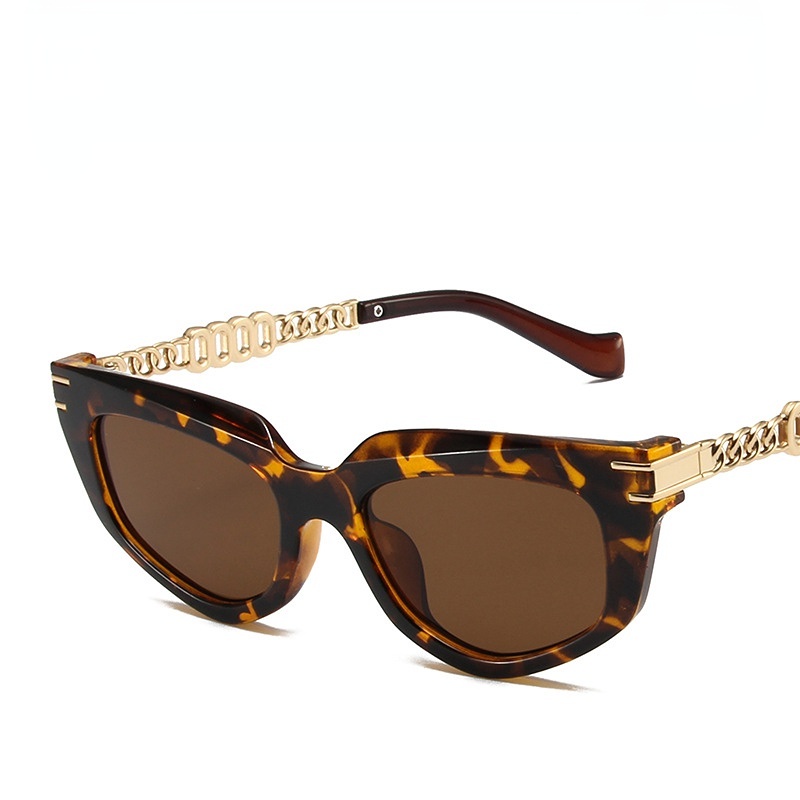 Kacamata Hitam Fashion Square Aesthetic Shades Untuk Wanita/Pria Metal Frame Sunglasses Eyewear