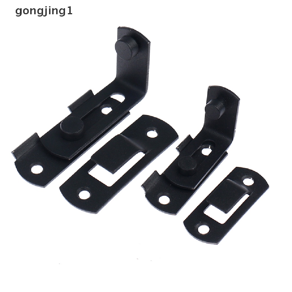 Ggg Pintu Gudang Baja Cor Hook Kait Kunci Dekorasi Sudut Kanan Sliding Door Buckle ID