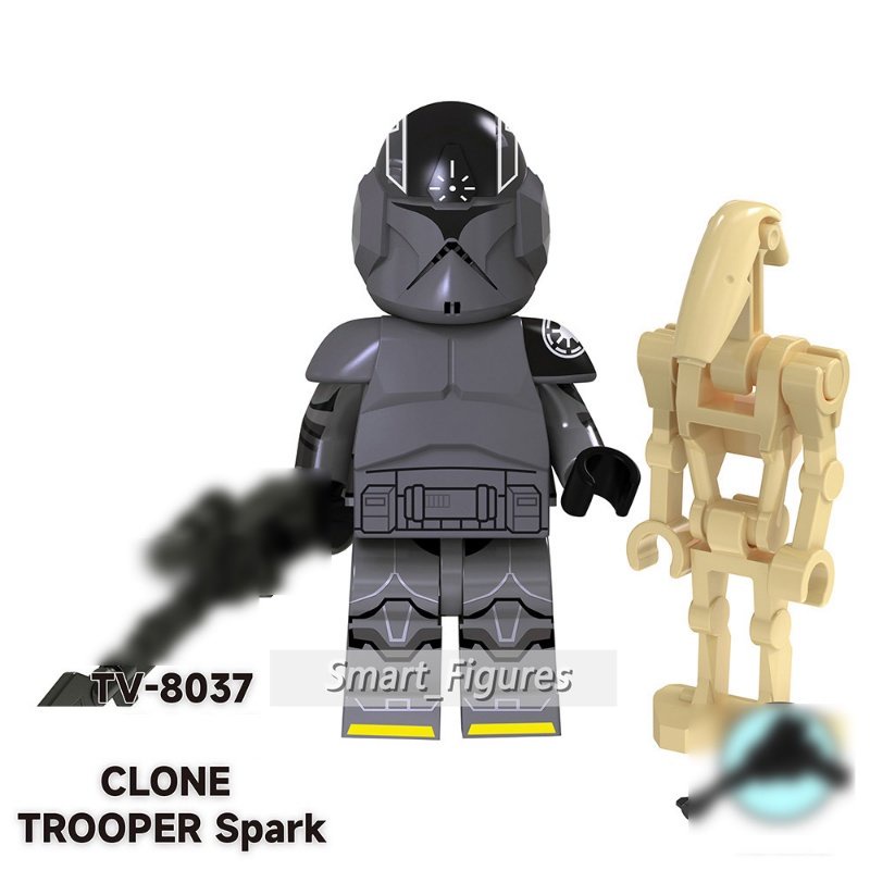 Star Wars Minifigure 501komando Legion Luke Skywalker Palpatine Mainan Edukasi Anak Blok Bangunan