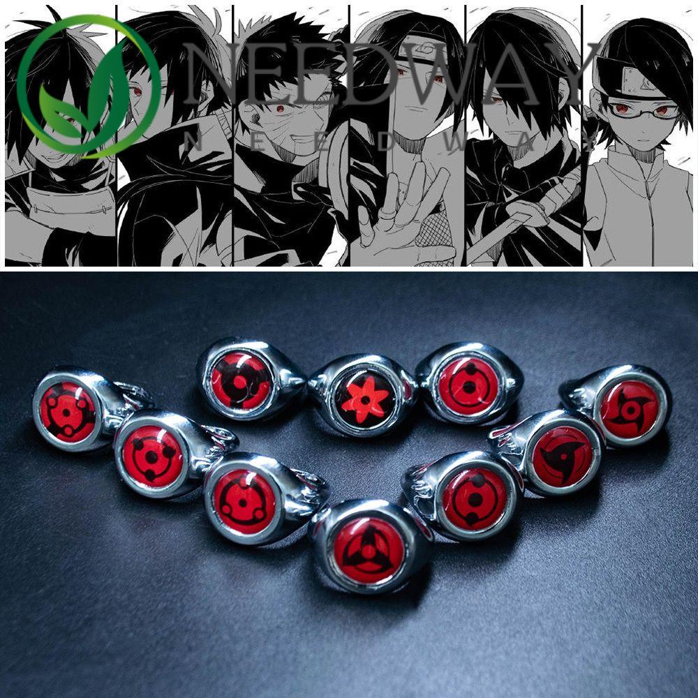 Needway  Anime Cincin Fashion Anime Jepang Kipas Hadiah Naruto Uchiha Itachi DIY Perhiasan