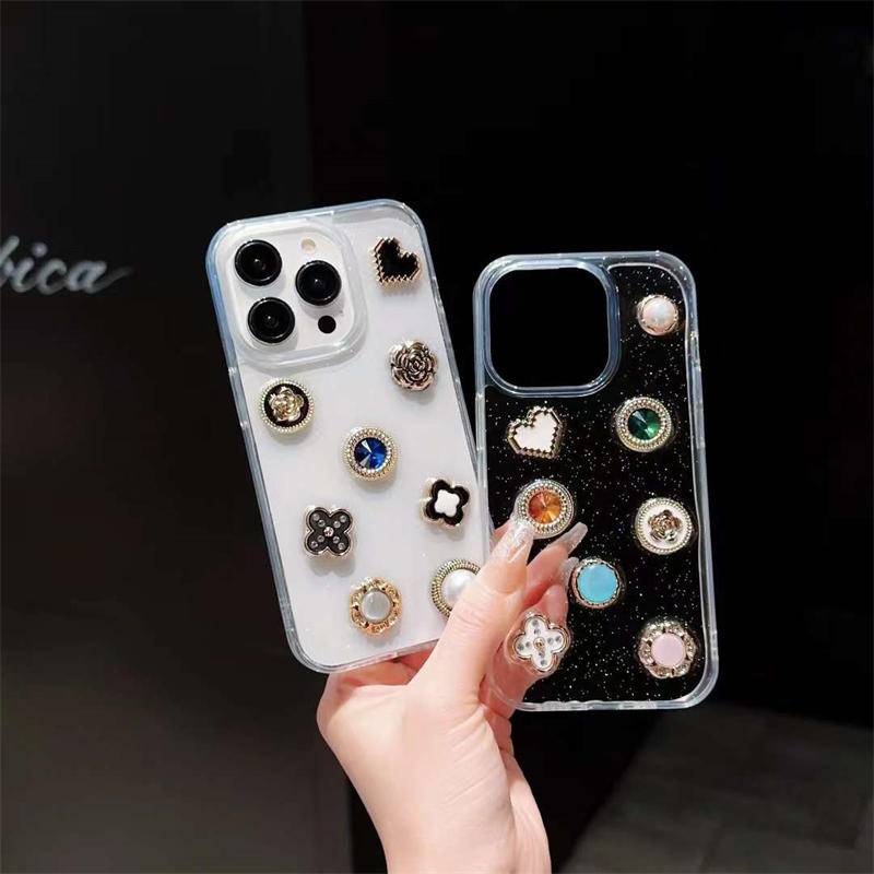 Casing Ponsel Epoxy Untuk Iphone14 13 12 11 Pro MAX Plus Mutiara Mini Love Bening Silikon Soft Cover Untuk iPhone X XS MAX XR 7 8 Plus SE 2022 2020 14Plus 13Mini 12Mini