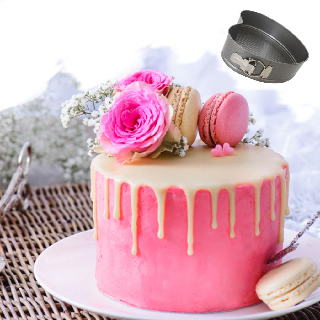 Cetakan Kue Portable DIY Crafting Mousse Mold Dessert Carbon Steel Molds Bakeware Restoran Bakery Dapur Gadget